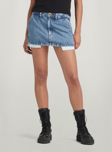 Denim Mini Skirt